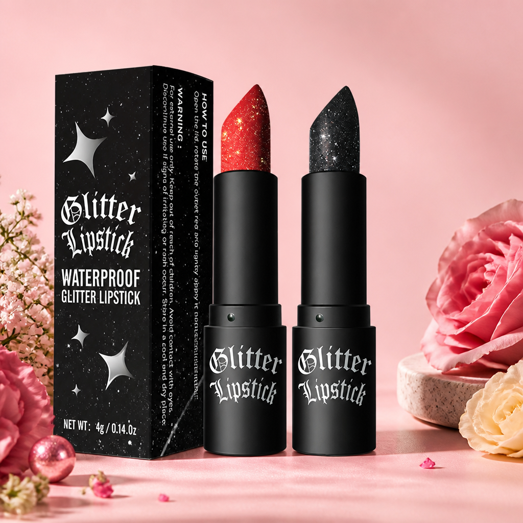 VelvetLuxe™ Matte Lipstick With Glitter Crush — Dazzle All Day with Lush, Radiant Lips That Never Fade