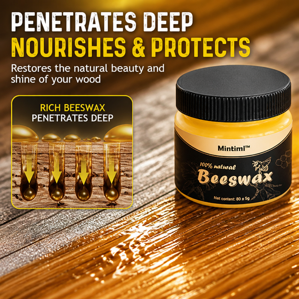 VeroLuxe™ Wood Revival Beeswax — Ignite Stunning Shine and Bring Your Wood Back to Life