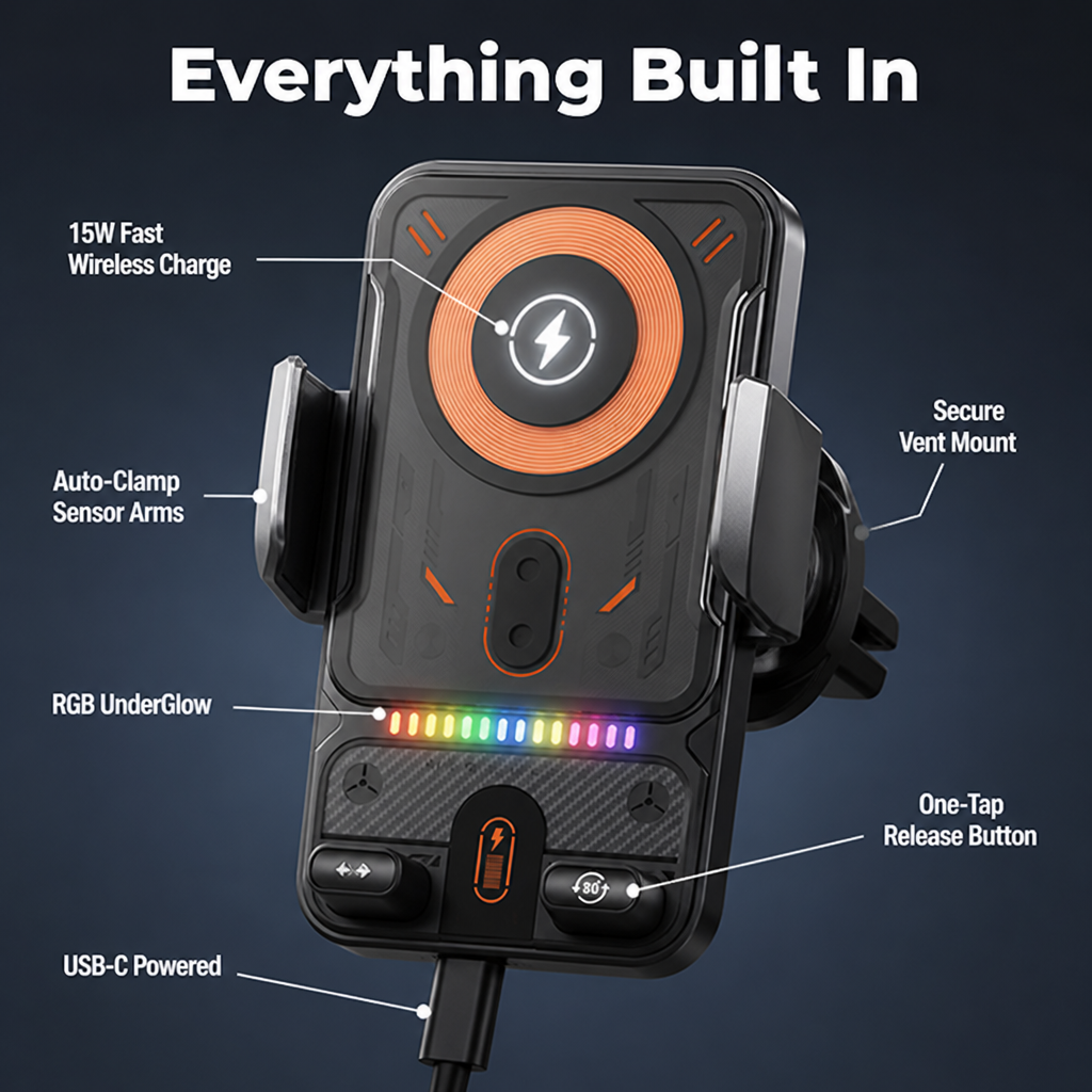 DriveLuxe™ — Stay Powered and Locked In for Stress-Free, Safe Driving Every Mile