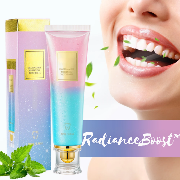 RadianceBoost™ Whitening Toothpaste — Reveal a dazzling smile that feels as fresh as it looks, pain-free and unstoppable