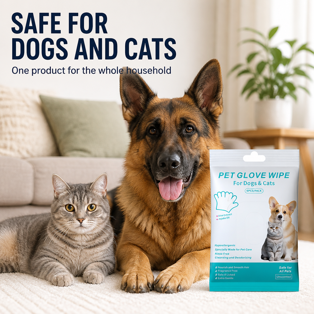 PurePaws™ Rinse-Free Mitts — Transform Bath Time Battles into Calm, Cuddle-Worthy Care