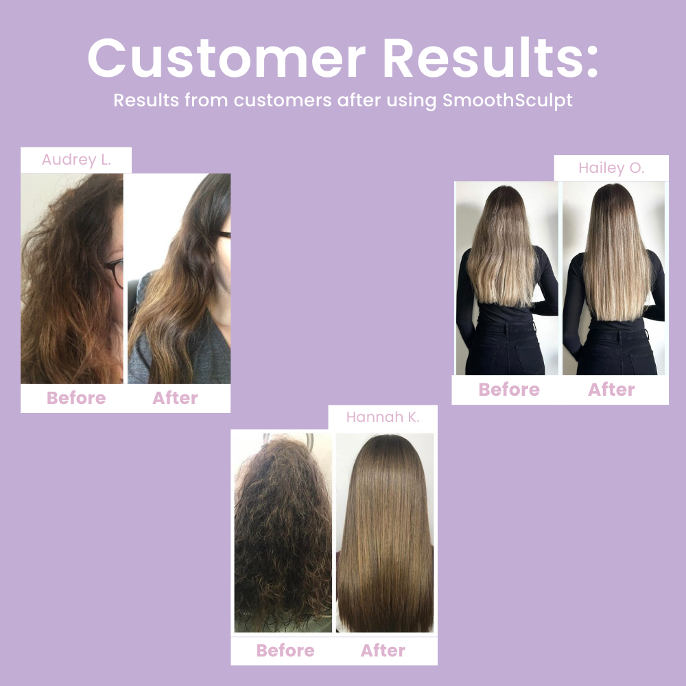 SmoothSculpt Wireless Hair Straightener | Portable so it fits in your bag