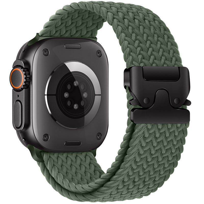 Braided Nylon Strap for Contemporary Smartwatch Designs