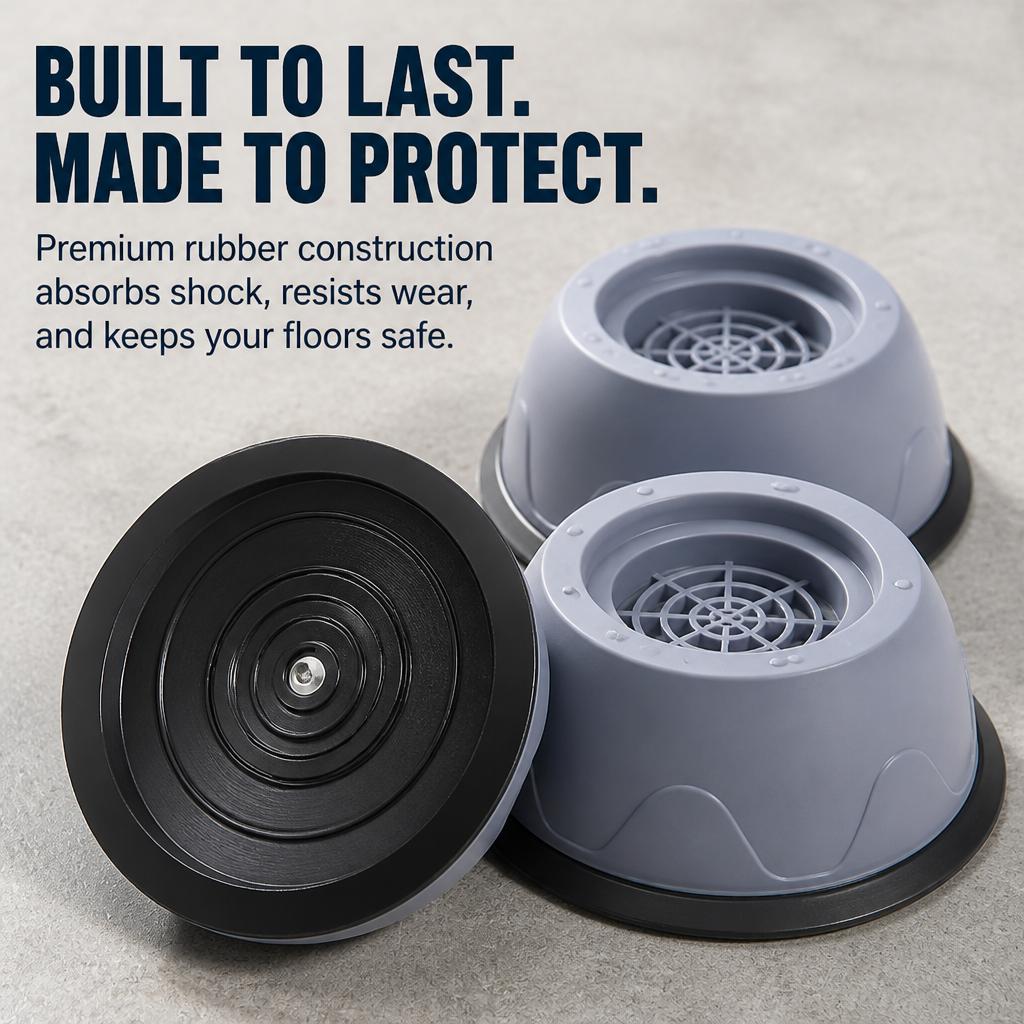 QuietNest™ — Turn Your Loud, Shaking Laundry into a Peaceful, Scratch-Free Sanctuary