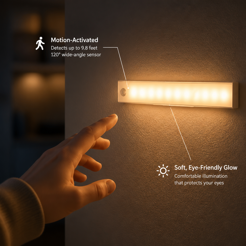 LumaSphere™ — Instantly Safe, Soothing Light That Follows Your Every Step