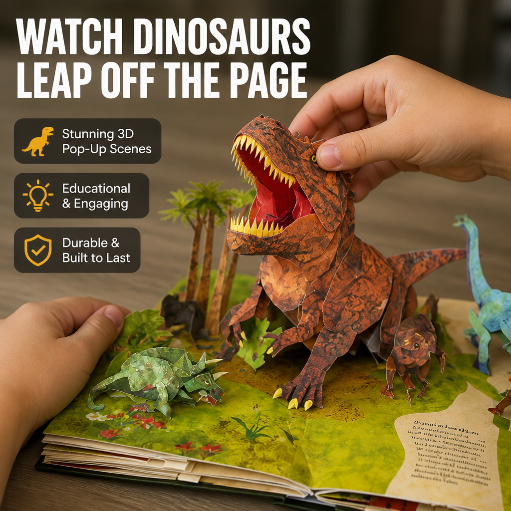 ThunderRoar™ — Ignite Your Child’s Imagination with Jaw-Dropping 3D Dino Adventures