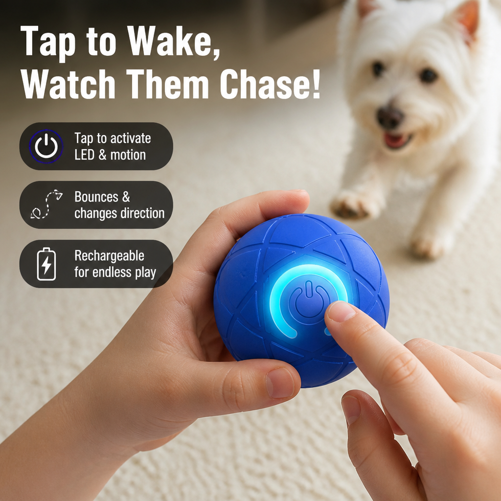 PulsePaw™ MotionBall — Ignite Your Pet’s Wild Energy and Endless Joy