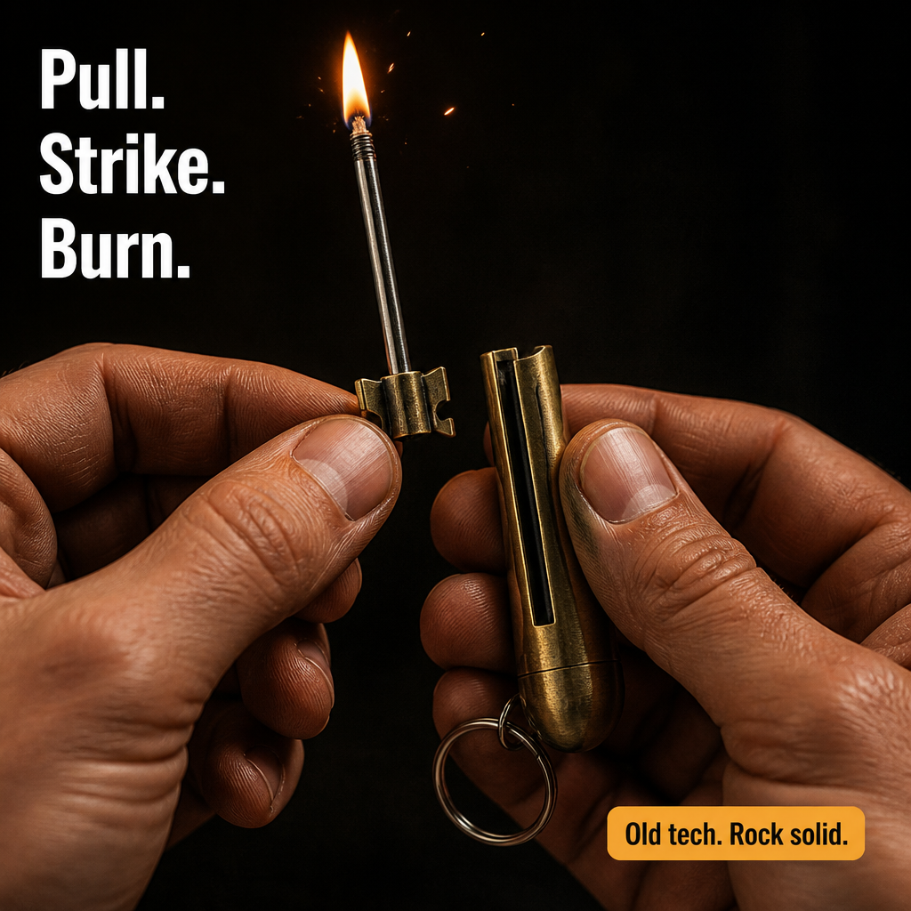 BlazeMate™ — Strike a Reliable Flame Through Rain, Wind, and Freezing Cold