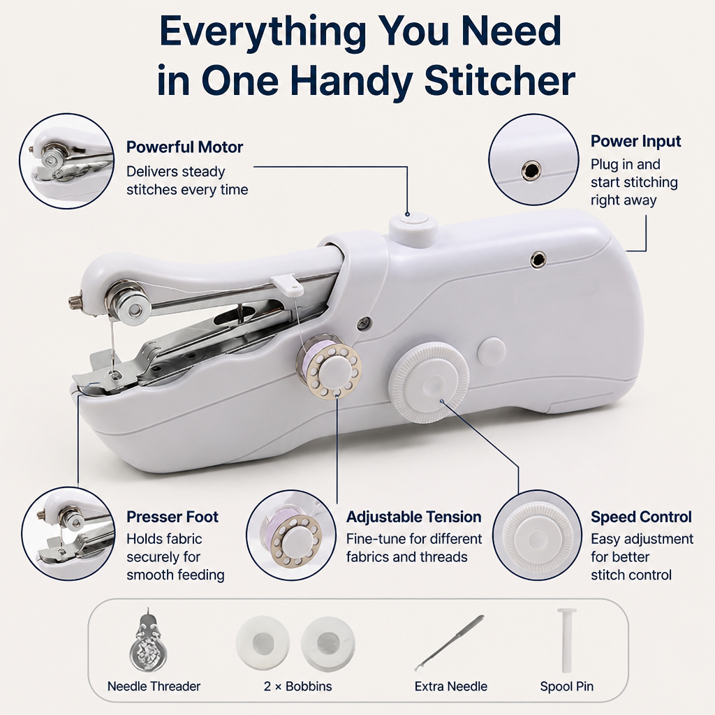 SewSwift™ — Unleash Your Creativity Anywhere with Effortless, Precise Stitching