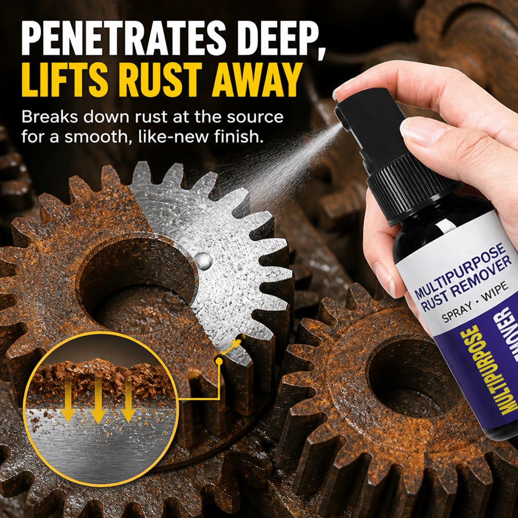 RevitaShine™ — Watch Rust Disappear and Bring Your Metal’s True Shine Back Instantly