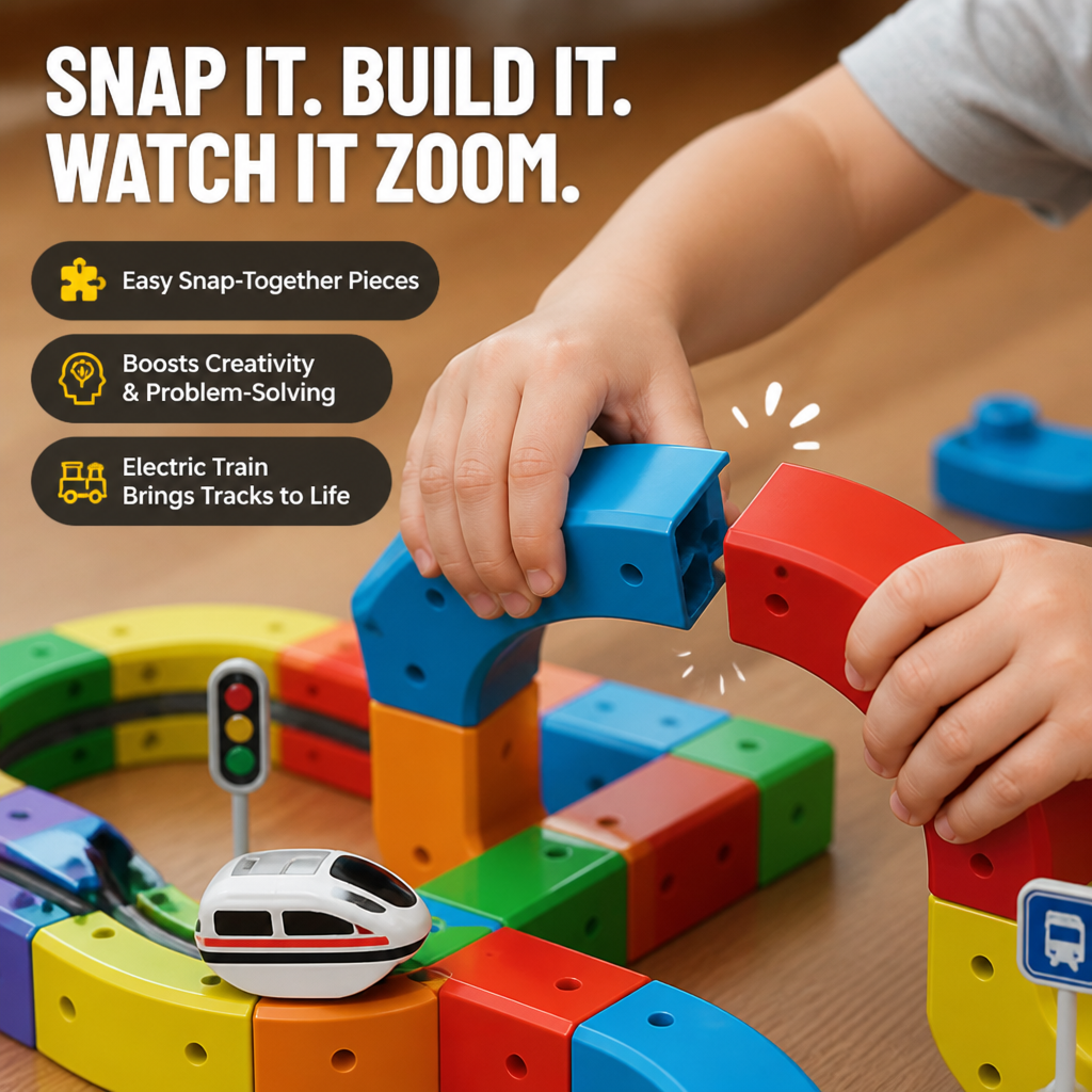 TurboTracks™ — Ignite Your Child’s Genius with Every Thrilling Build
