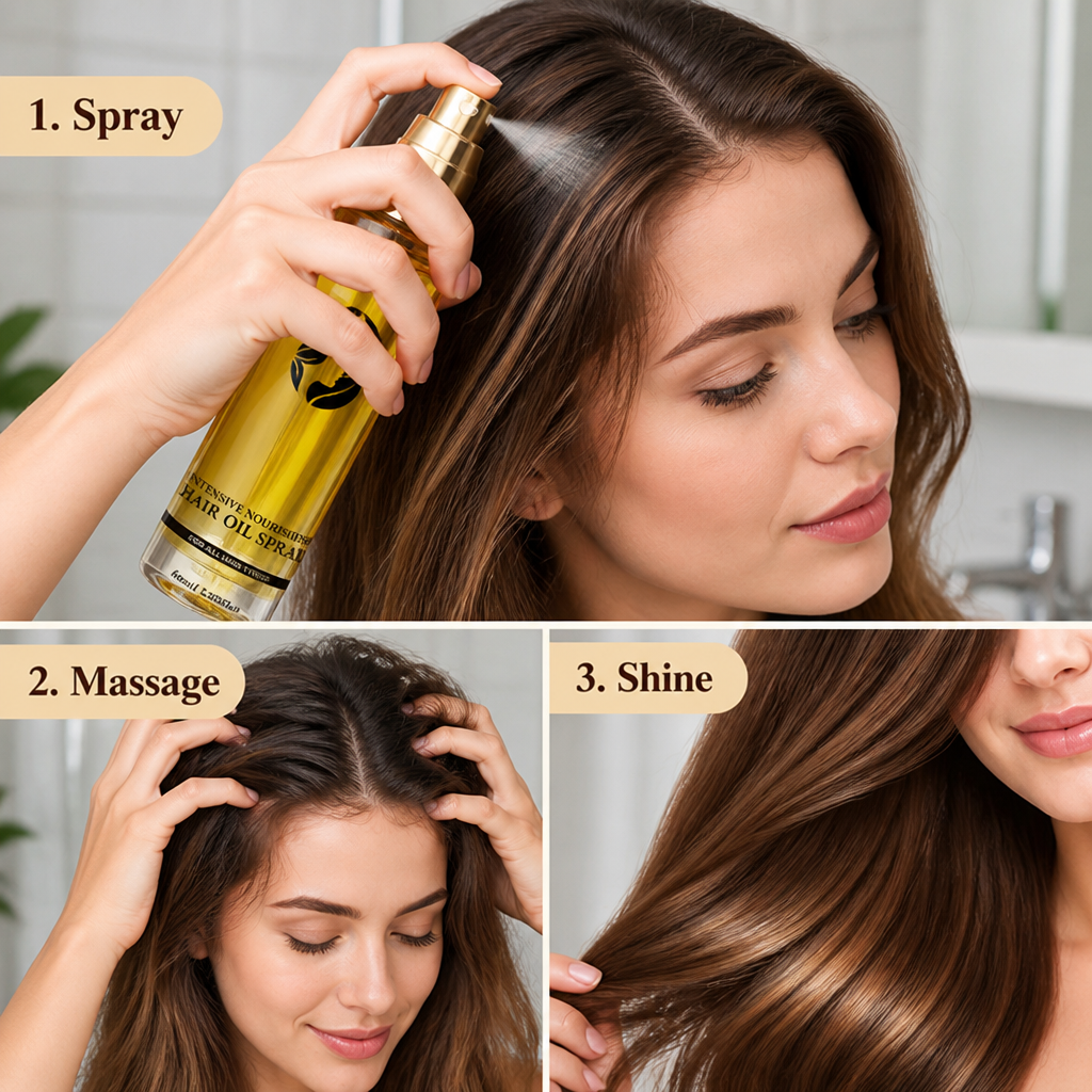 LuxeLustre™ Hair Elixir — Transform Dry, Dull Hair into Silky, Head-Turning Radiance