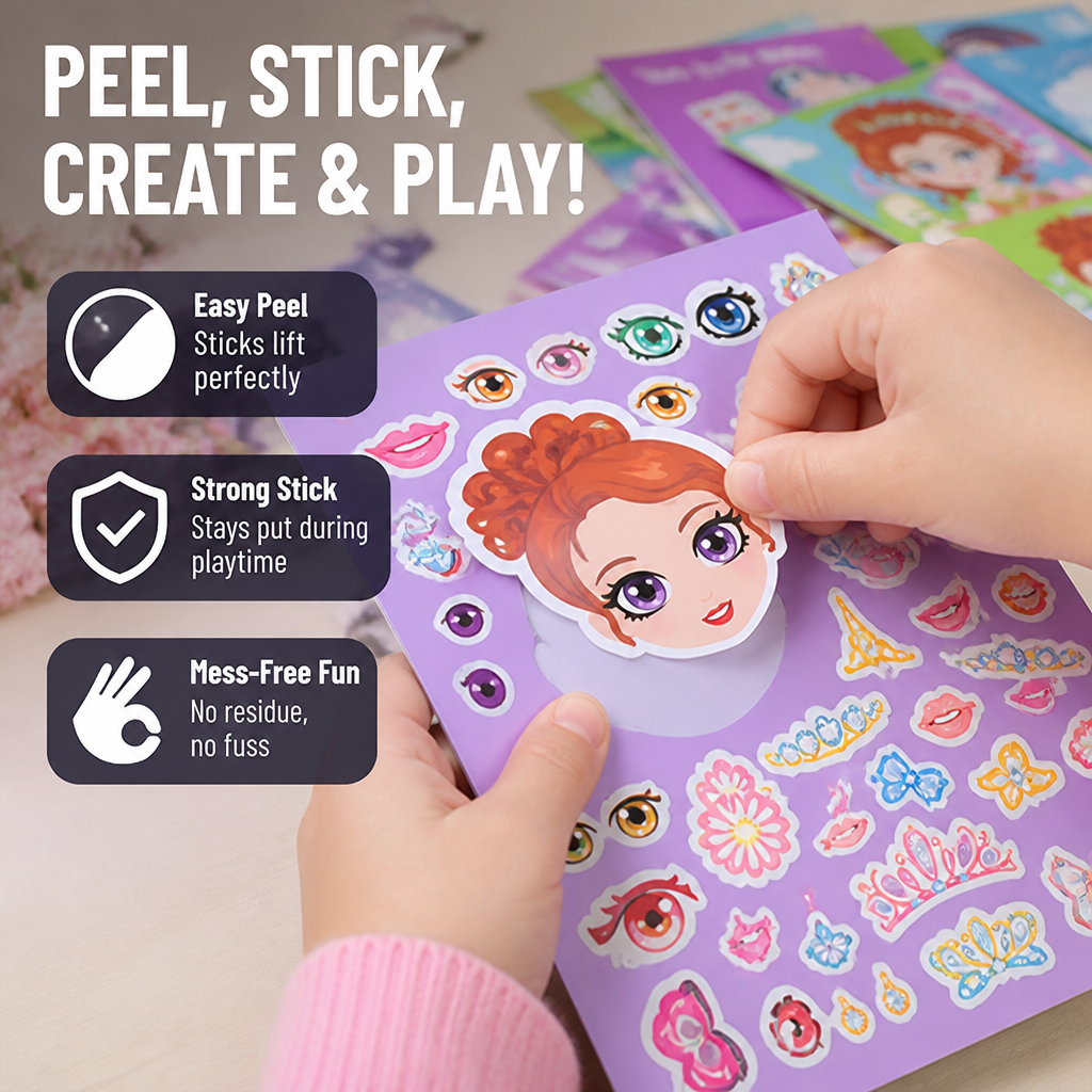 BriteNest™ — Ignite Your Toddler’s Creative Genius with Mess-Free Sticker Magic