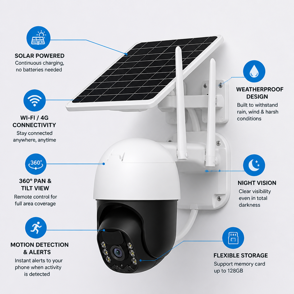 SolaraShield™ — Endless Solar Security That Never Lets You Down