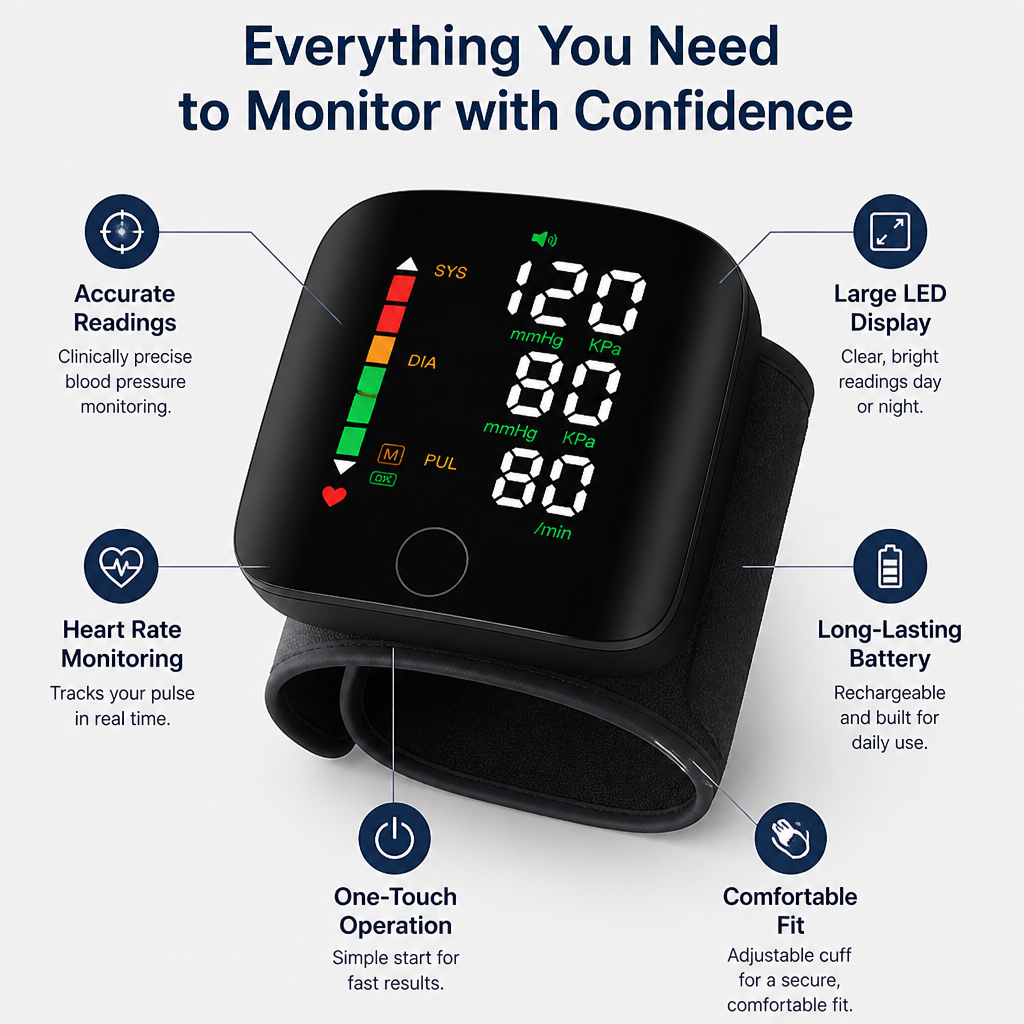 VitaPulse™ — Take Control with Effortless, Doctor-Grade Heart Care in Your Hands