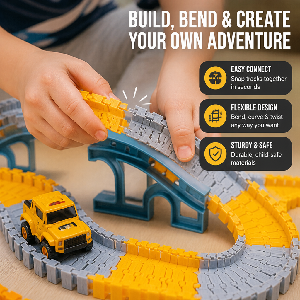 FlexiTrack™ — Unleash Your Child’s Boldest Adventures and Spark Endless Creativity