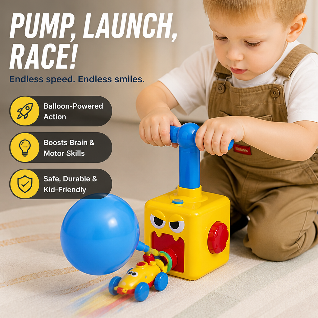 TurboPulse™ RocketCar — Ignite Your Child’s Imagination with Every Zoom and Brain-Boosting Burst