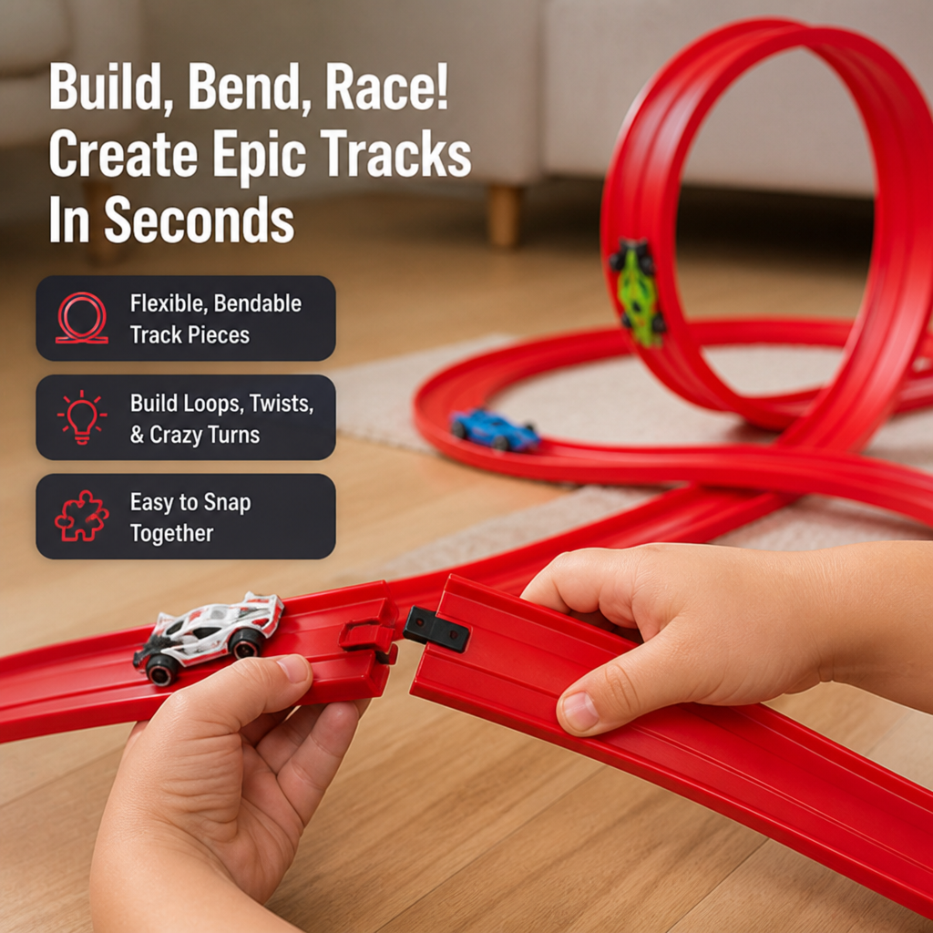 TurboTrack™ — Ignite Limitless Creativity and Confidence in Every Thrilling Race
