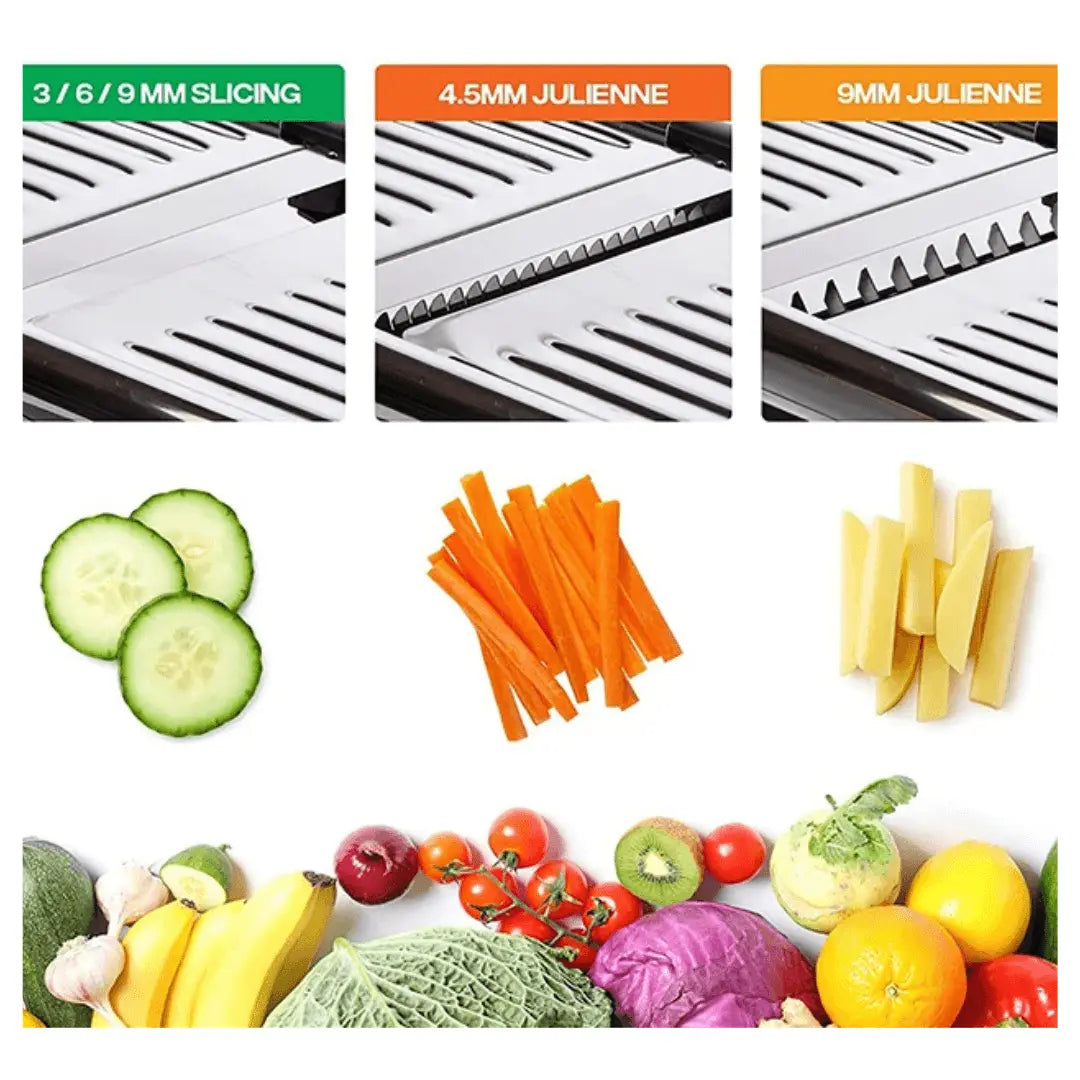 Versatile Kitchen Mandoline Slicer – Precision Vegetable Cutter for Slicing and Julienne