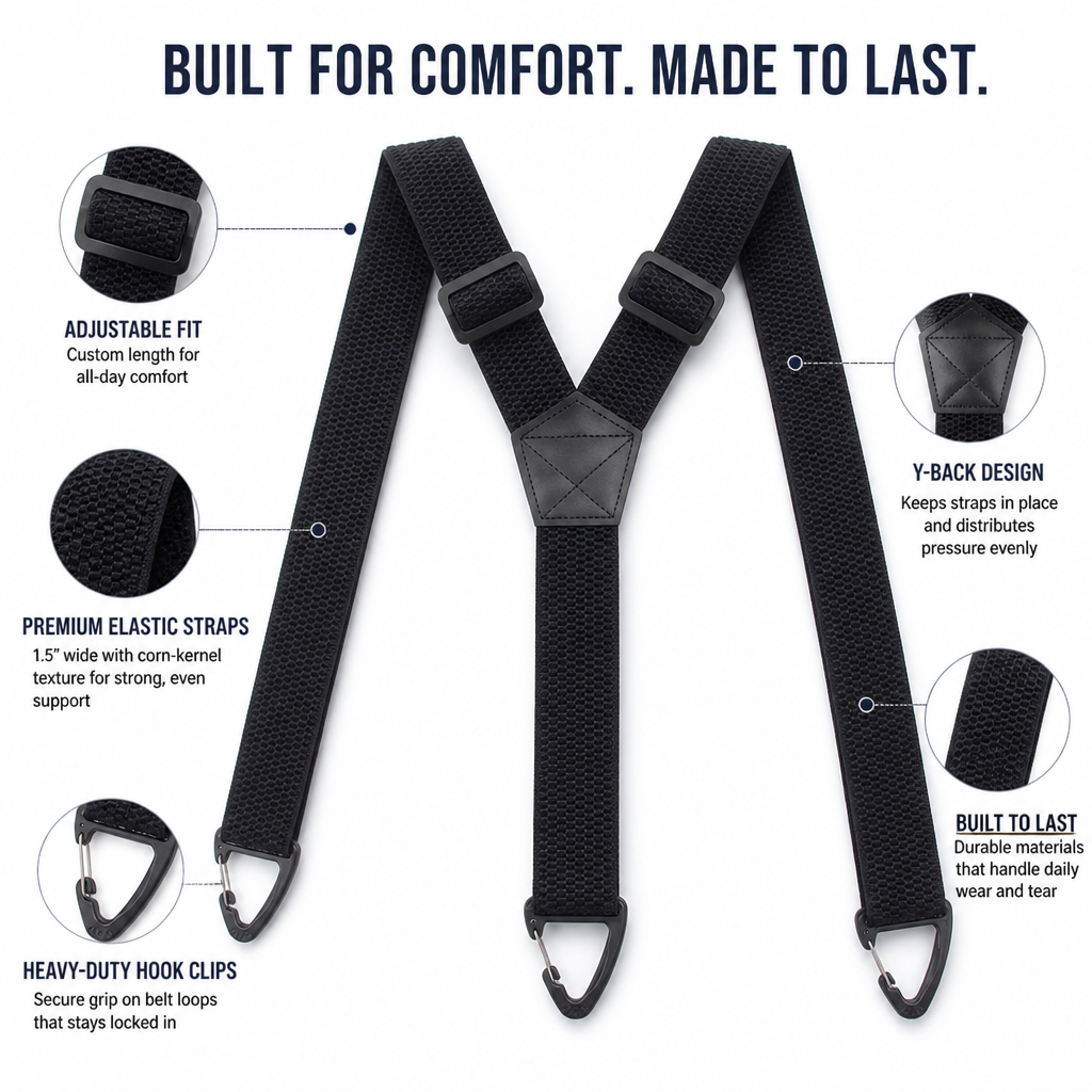 IronHold™ Suspenders — Rock-Solid Support That Never Lets You Down