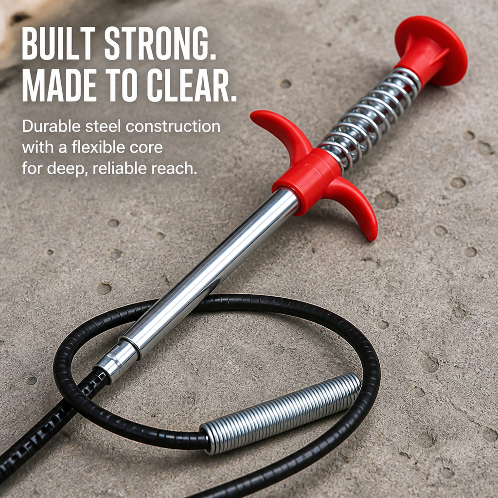StreamEase™ — Effortless Power to Banish Clogs and Restore Flow Instantly