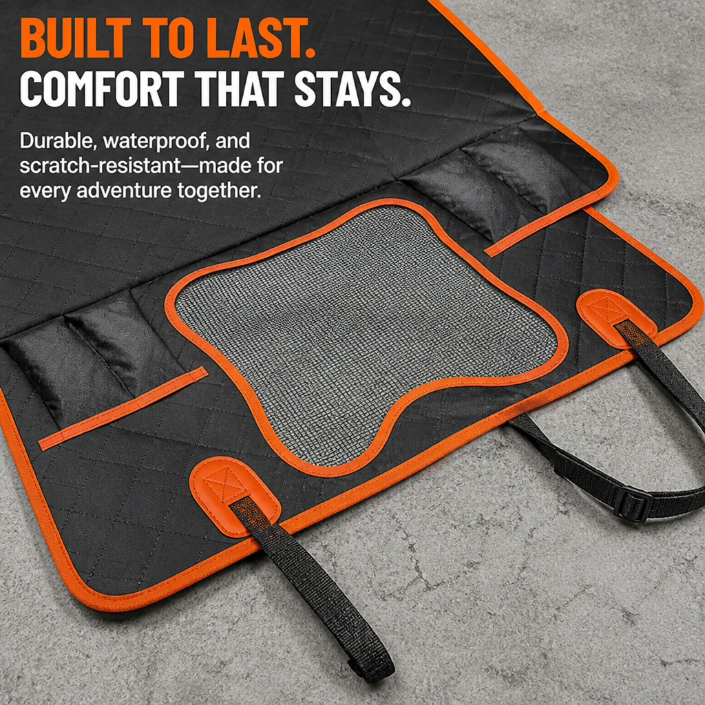 CozyPaw™ Comfort Seat — Turn Every Drive Into a Calm, Clean Haven Your Dog Loves