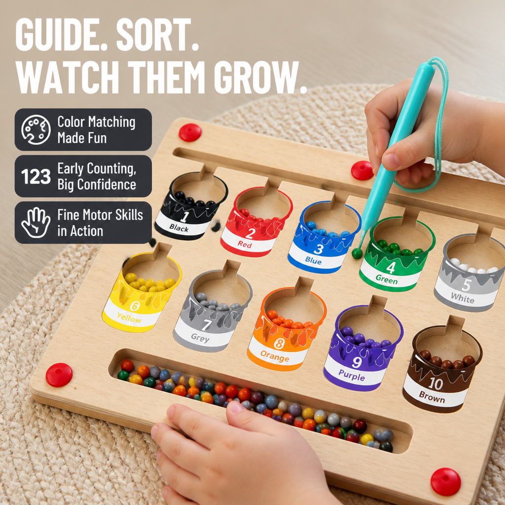 LuminoLoop™ — Ignite Your Toddler’s Confidence with Every Color and Number Mastered