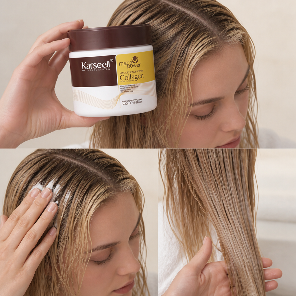 LumaSheen™ Deep Repair Mask — Bring Your Hair Back to Life with Silky, Frizz-Free Radiance