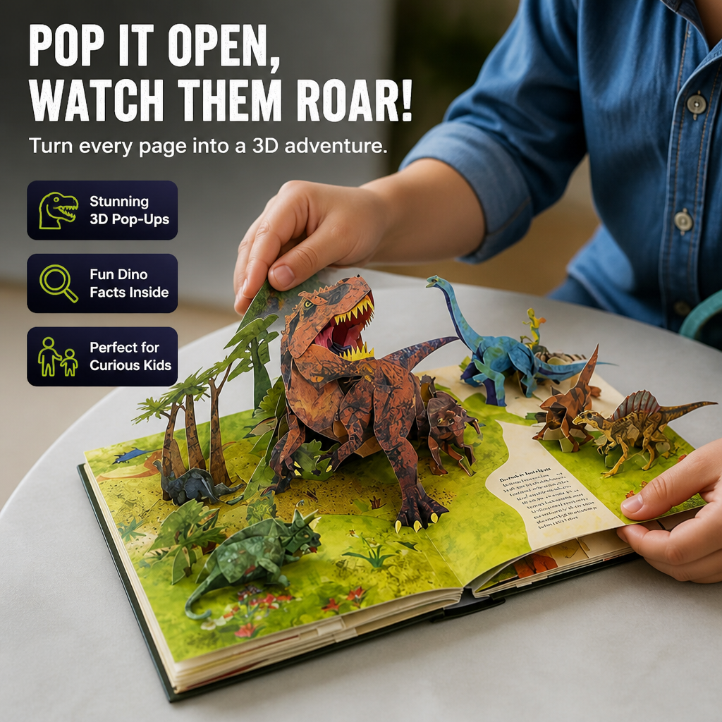 FossilFold™ — Ignite Wonder and Bring Dinosaurs to Life in Your Living Room