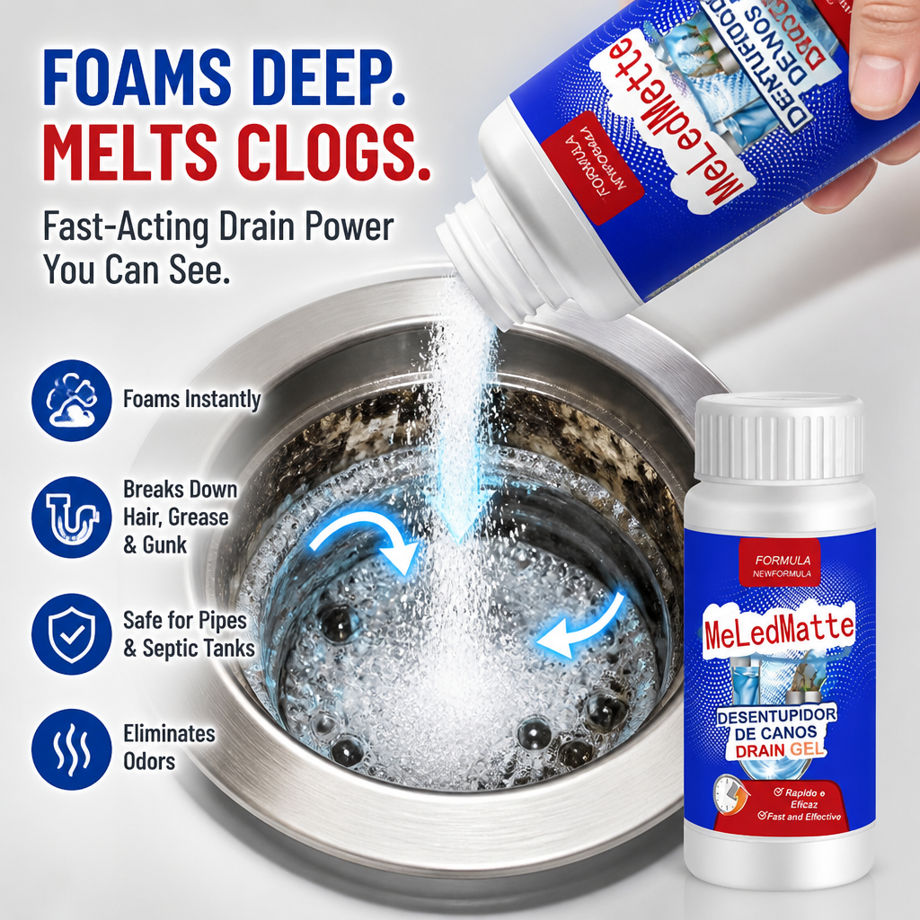 AquaPulse™ Drain Rescue — Crush Clogs Fast and Bring Fresh Flow Back to Your Home