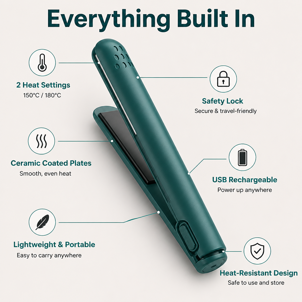 LuxeCurl™ Pro — Unleash Salon-Perfect Hair Anywhere, Anytime