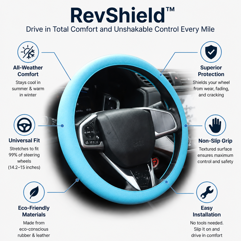 RevShield™ — Drive in Total Comfort and Unshakable Control Every Mile