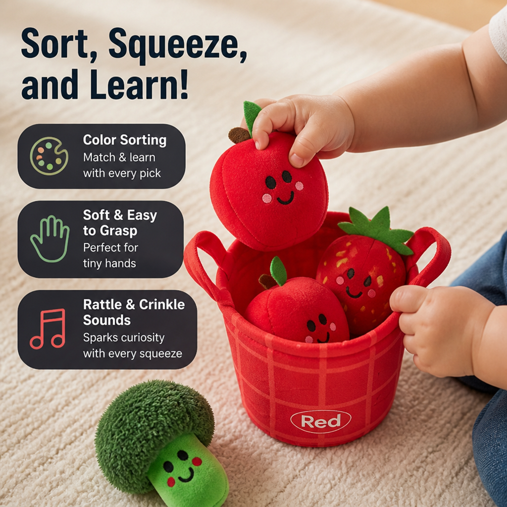 LumiJoy™ Color & Touch Playset — Ignite Your Baby’s Curiosity and Confidence with Every Gentle Squeeze