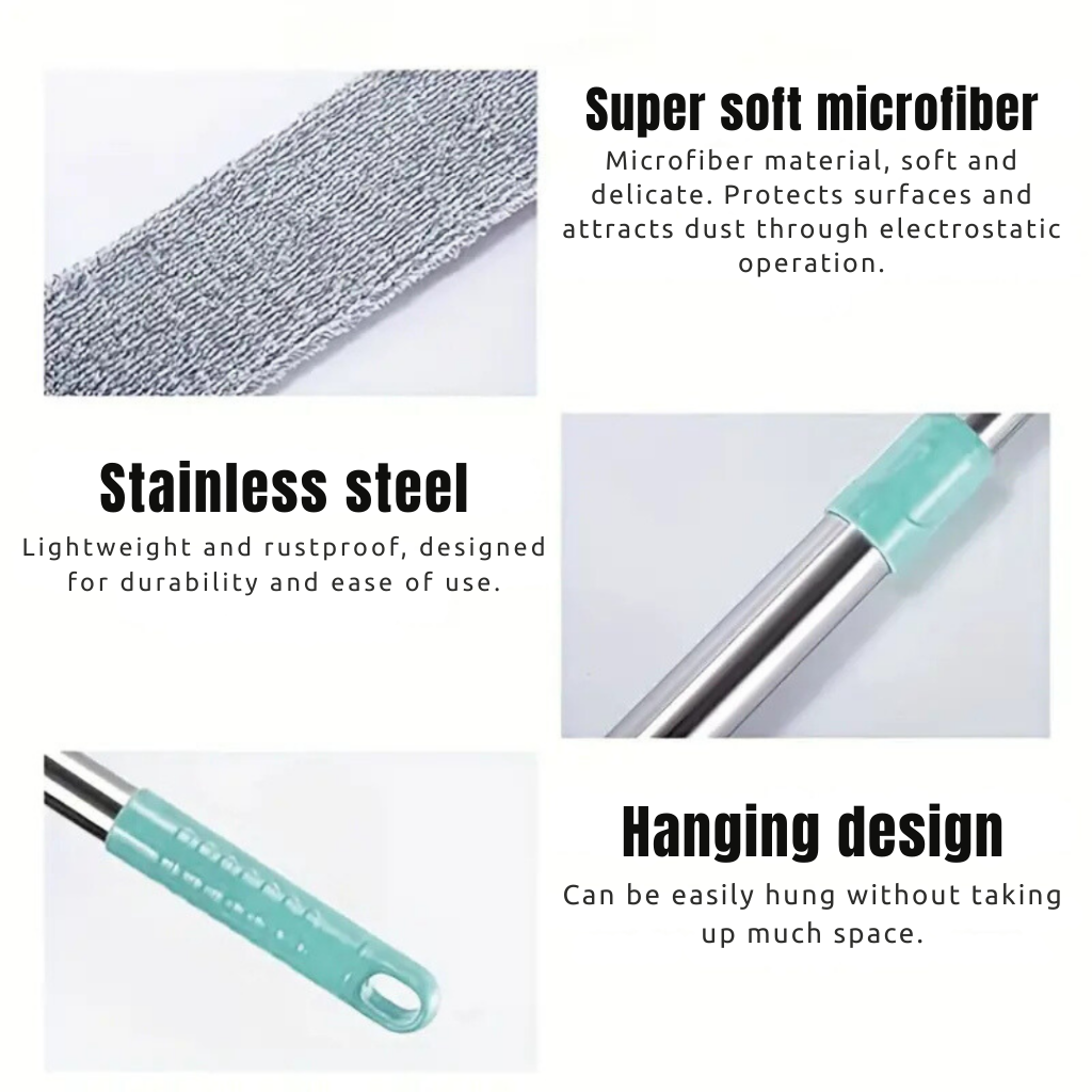 FlexSweep™ — Clean Every Corner Without Back Pain or Heavy Lifting