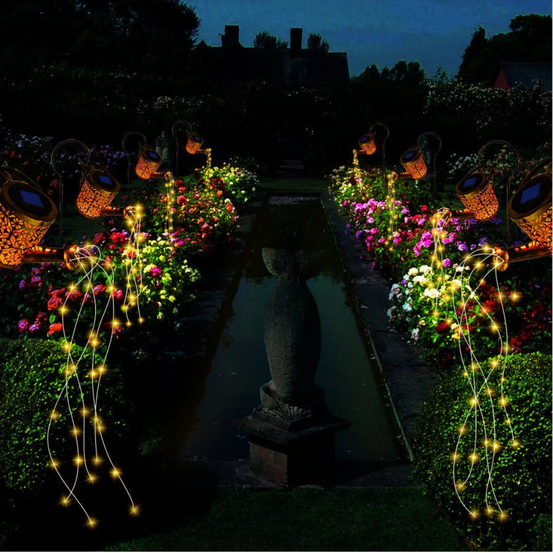 Outdoor Solar Garden Light with Starry Illumination