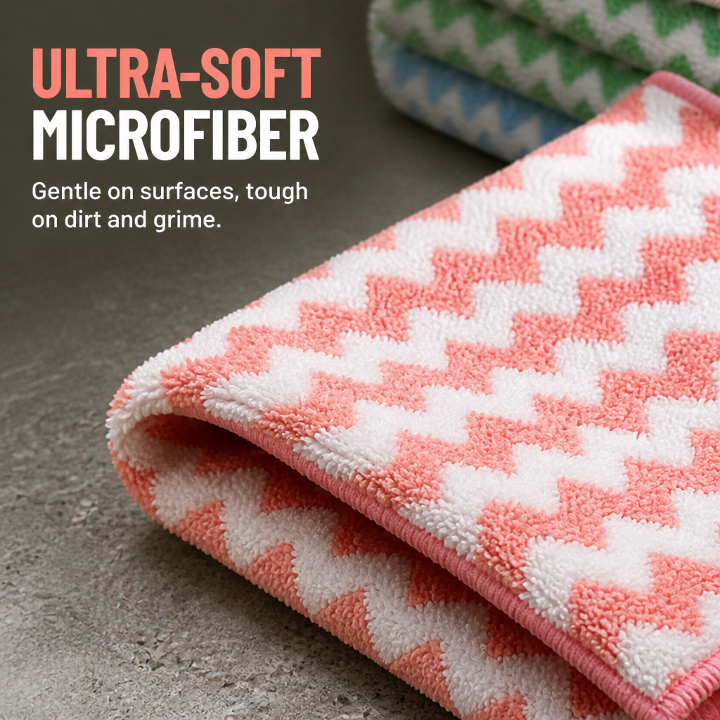 LumiClair™ Ultrasoft Cloths — Unlock Effortless, Mirror-Perfect Shine Every Time