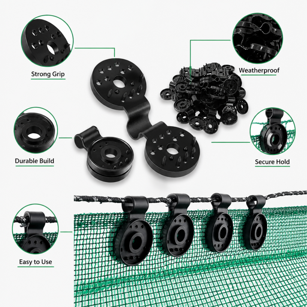 GripPro™ ShadeClips — Lock Your Outdoor Shade Tight for Worry-Free Comfort Every Time