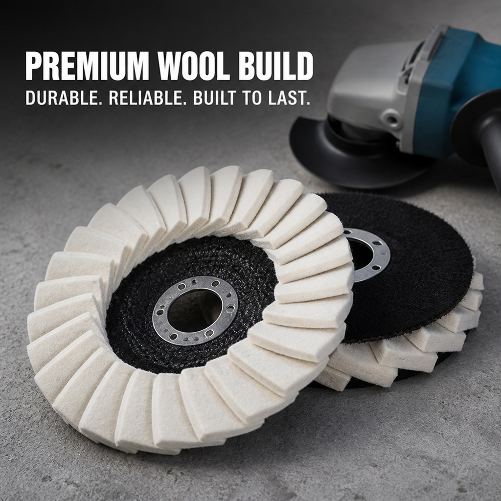 LumaSheen™ Wool Polishing Disc — Unleash Dazzling Mirror Shine That Commands Attention Every Time