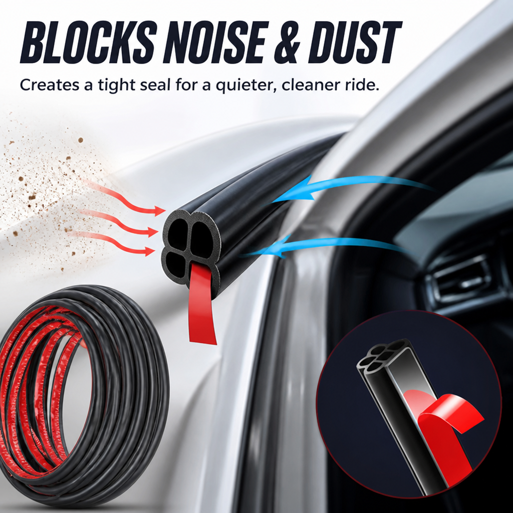 SilenSeal™ — Transform Your Car Into a Whisper-Quiet, Dust-Free Sanctuary