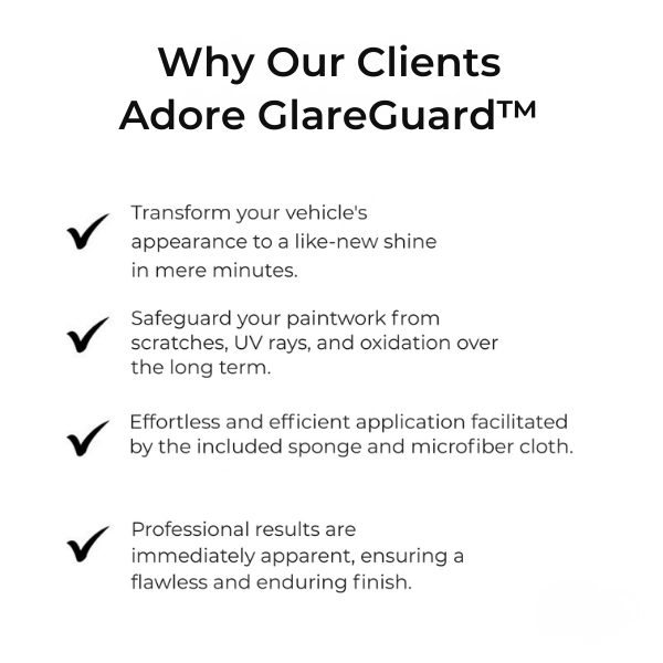 GlareGuard™ — Transform Your Car with Showroom Shine and Bulletproof Protection
