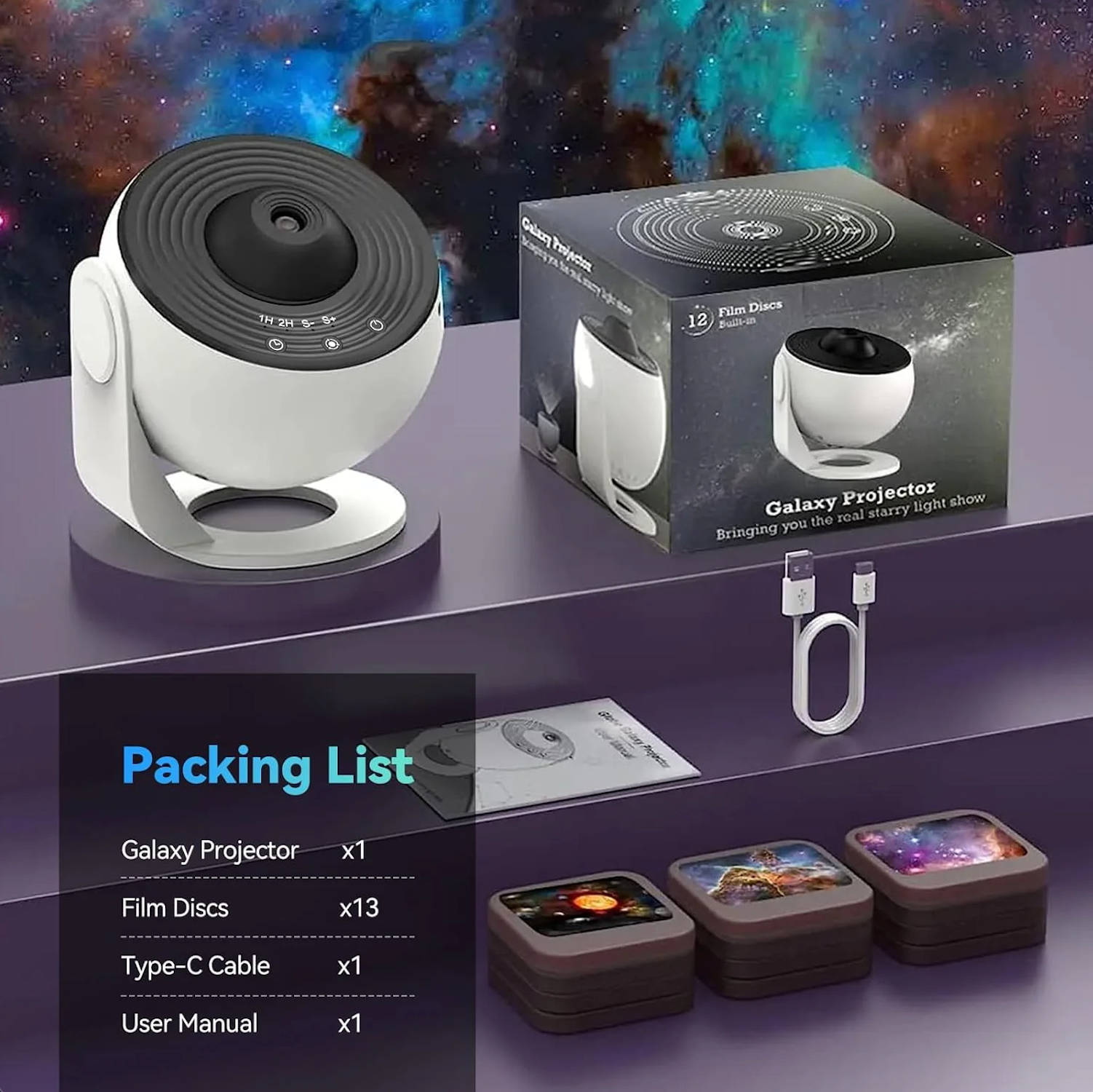 NebuLux™ Star Projector — Transform Any Room into a Hypnotic Galaxy of Calm and Wonder