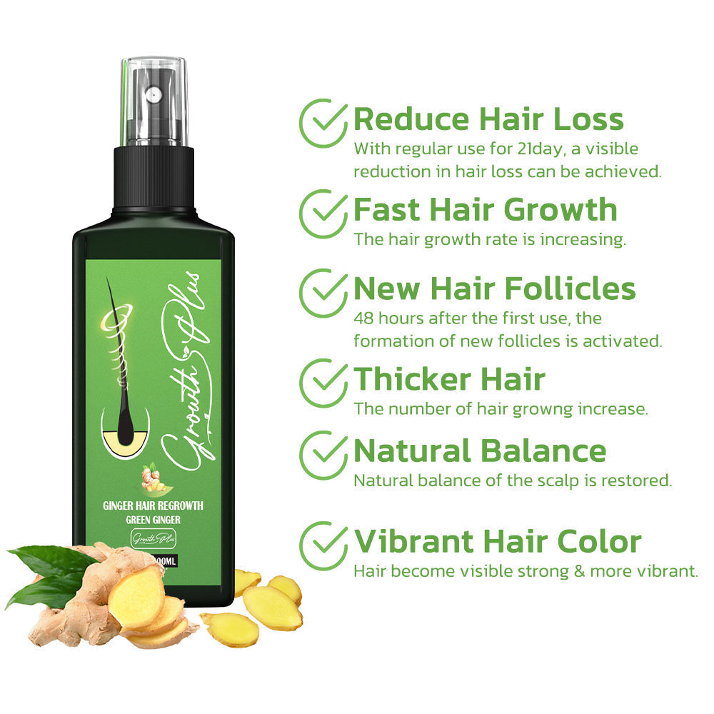 VitaRoot™ Revitalizing Ginger Spray — Reawaken Your Hair, Reclaim Your Confidence Fast