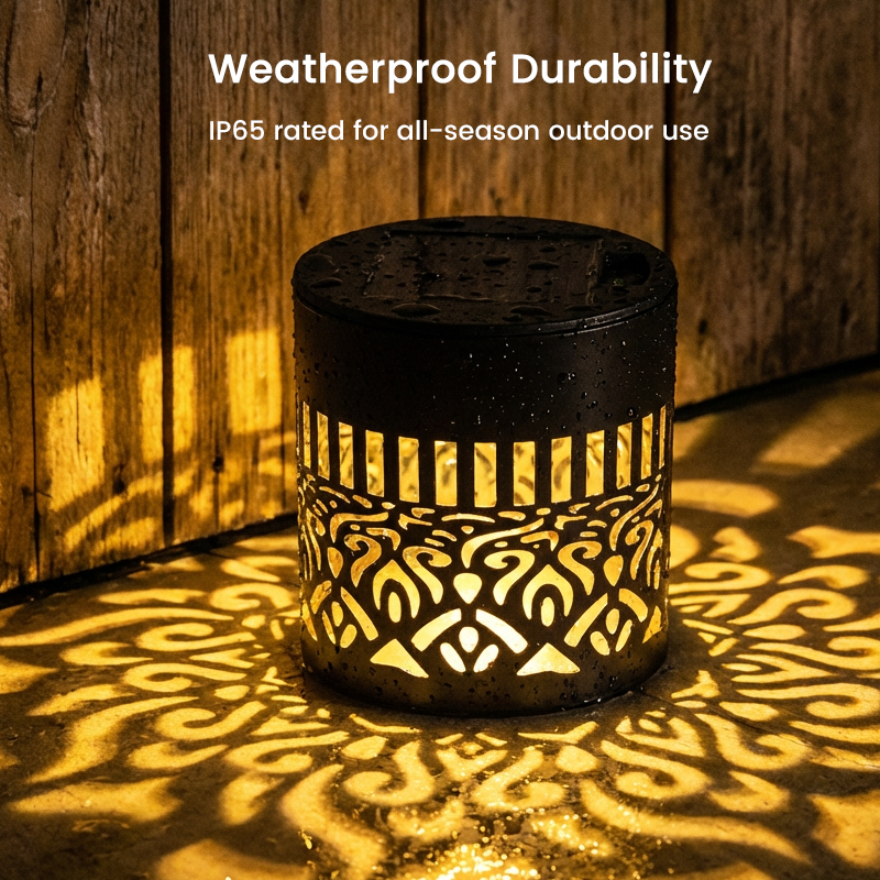 LumiRaya™ Solar Mandala Projector — Create Instant Outdoor Magic with Effortless, Cozy Glow