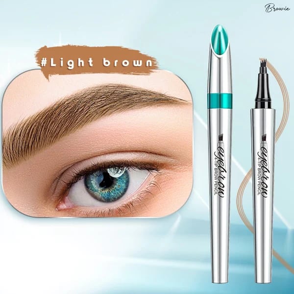3D Waterproof Eyebrow Pencil Microblading 4 Fork Tip Tattoo Pencil