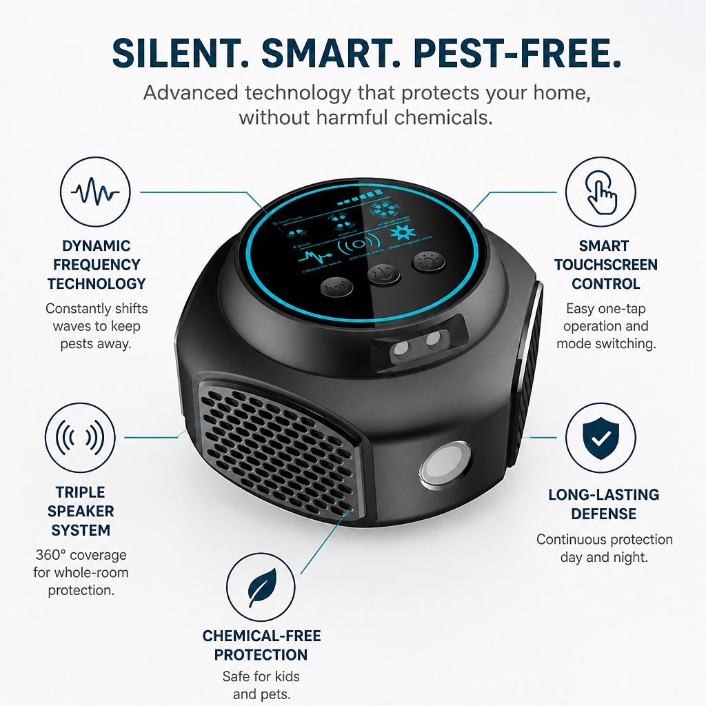 PestDefy™ — Silent, Smart Waves That Banish Pests and Restore Your Peace of Mind