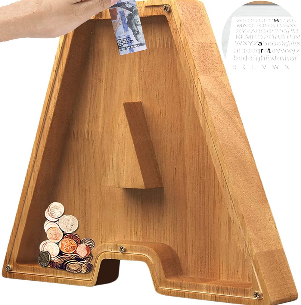 Handcrafted Piggy Bank to Encourage Safe Saving for Kids