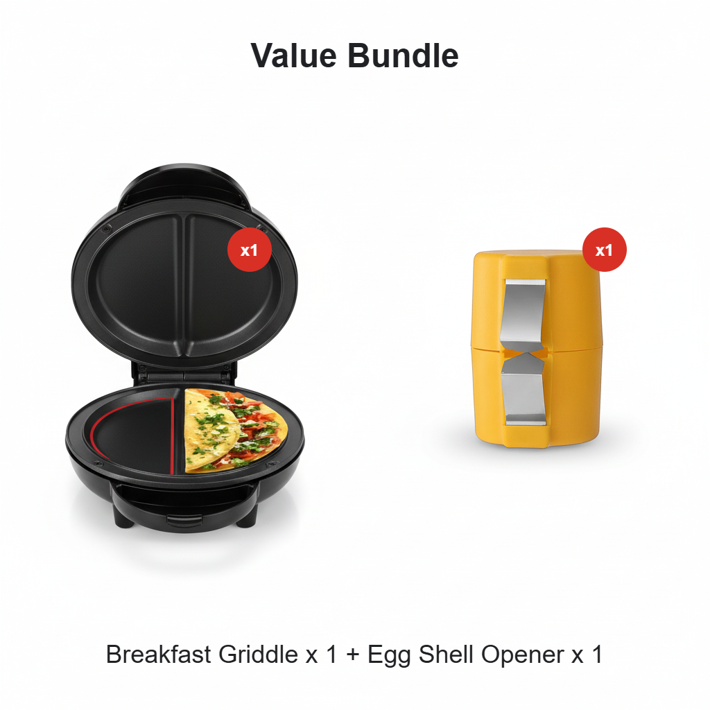Effortless Mornings with Flawless, Non-Stick Breakfasts Every Time
