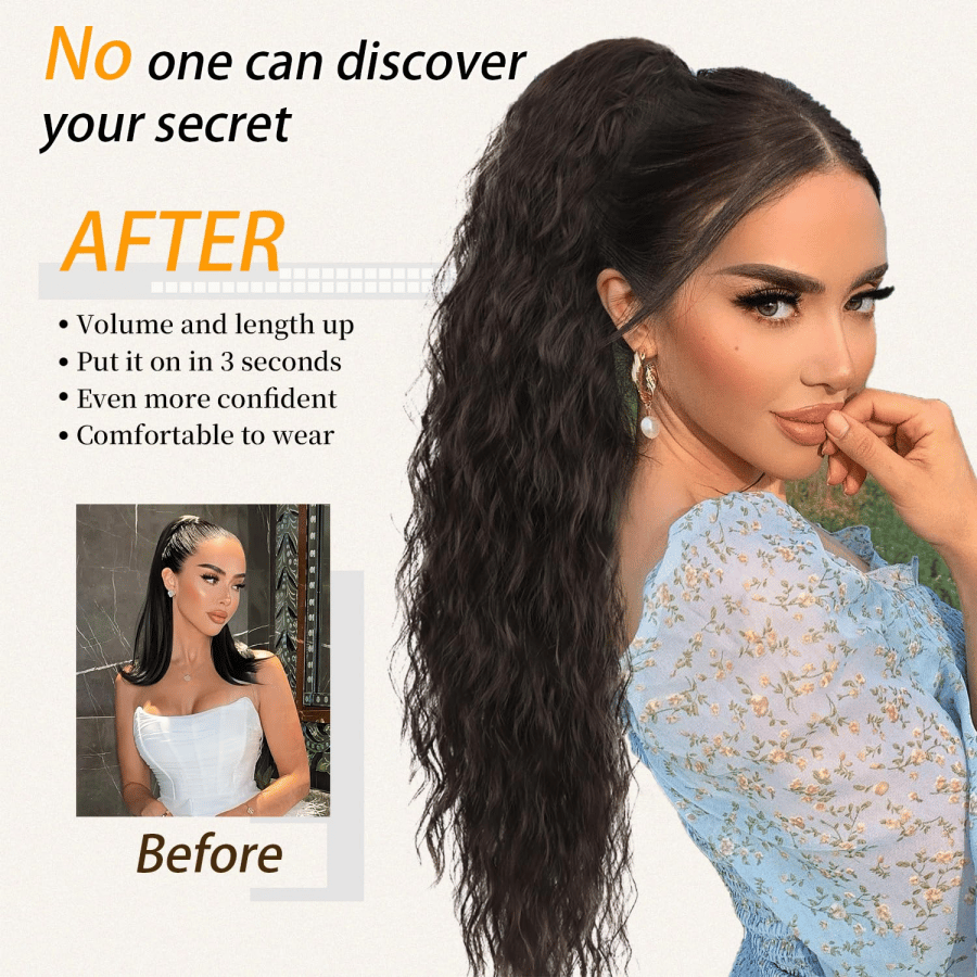 Velvettea™ — Instantly Amp Up Your Ponytail with Lasting Volume and Unshakable Confidence