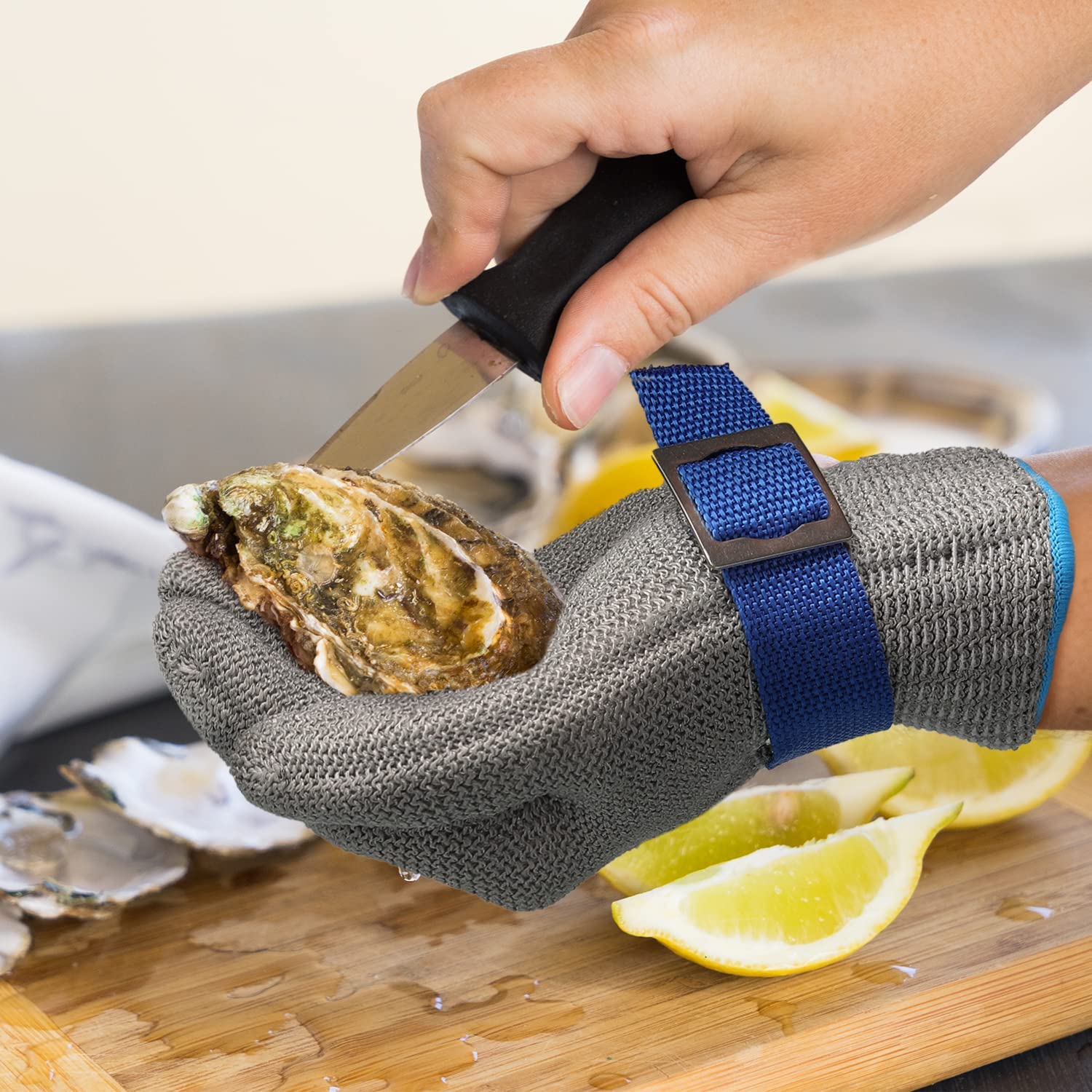 Stainless Steel Cut-Resistant Glove for Food Safety