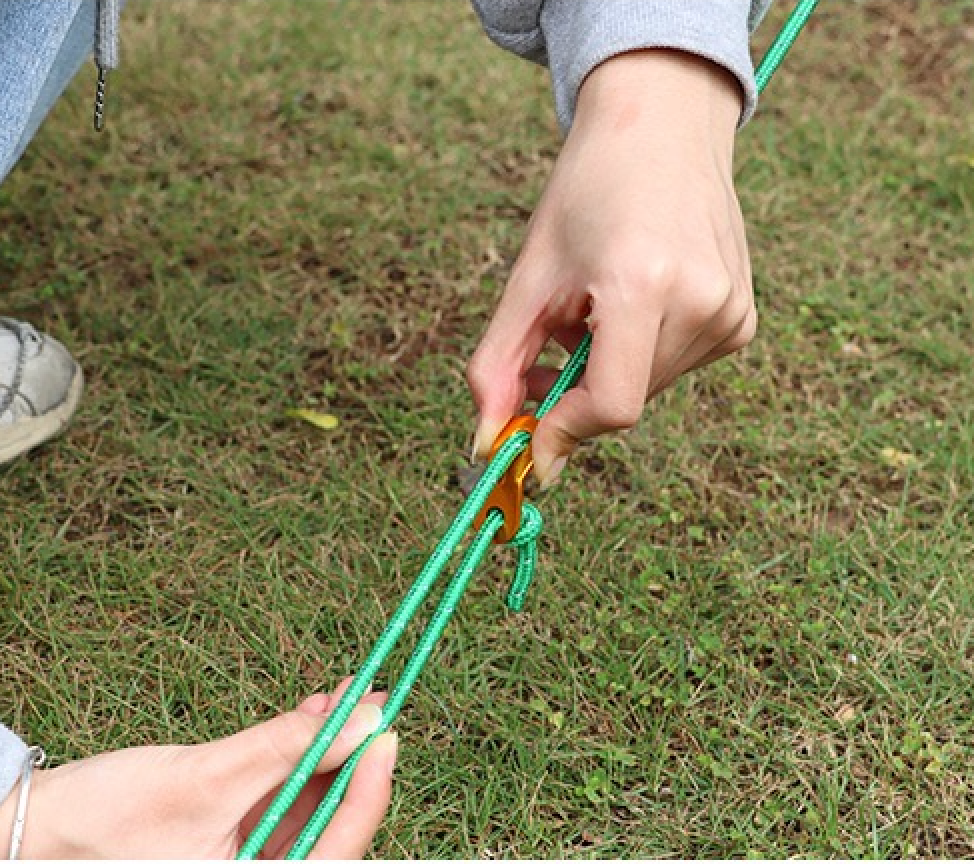 4 Pack of Reflective Guy Lines for Tents